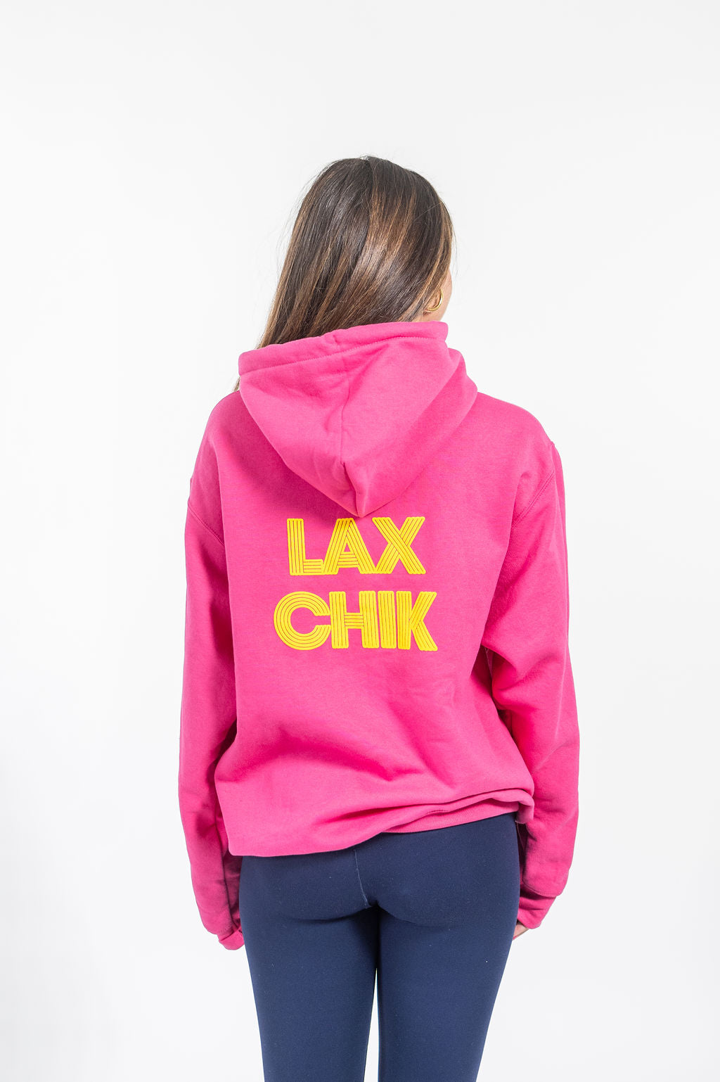 Lax Chik Hoodie*Pink – Quax Lax Apparel