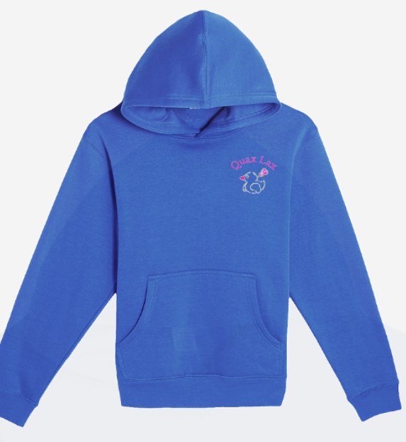 Royal blue pink hoodie hotsell