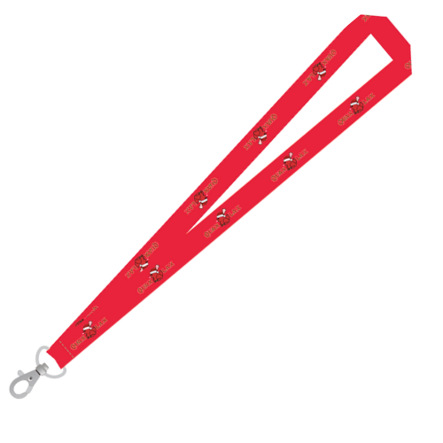 Quax Lax Christmas Lanyard *Red