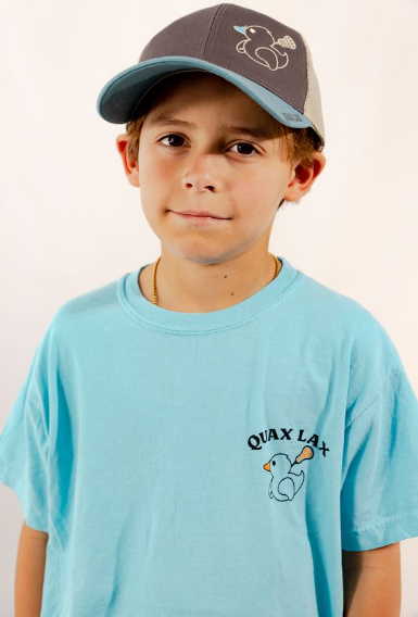 Youth Quax OD (Original Duck) T-Shirt - Lagoon Blue