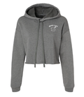 Duck'd Out Crop Hoodie*Deep Grey