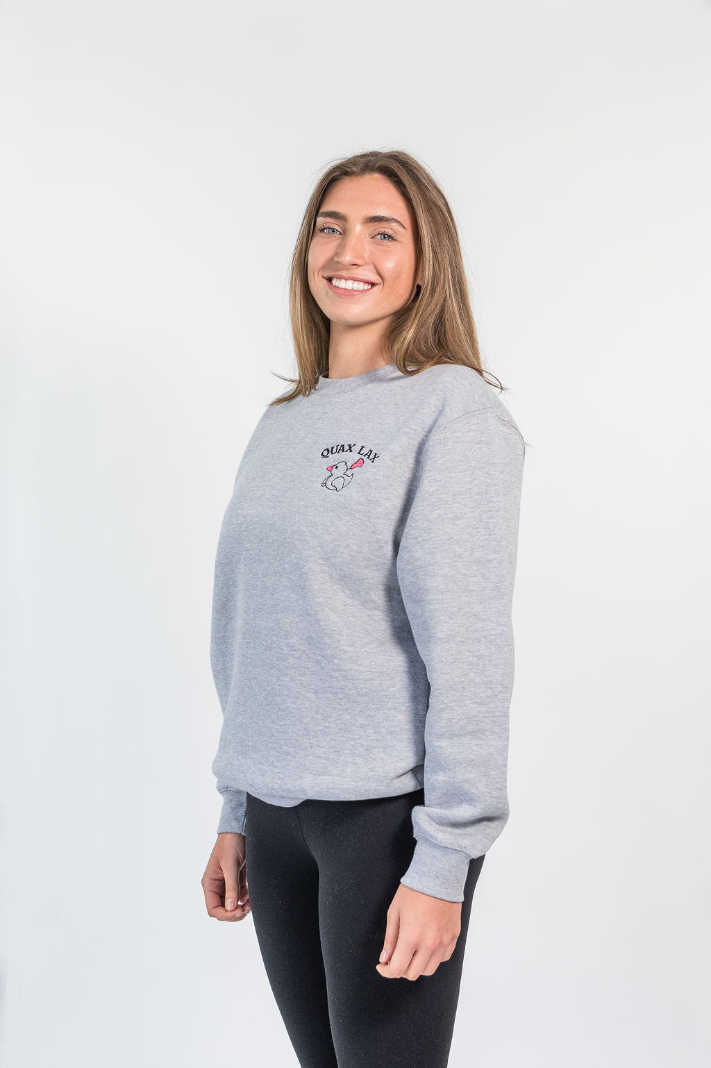 Duck'd Out Crew Sweatshirt*Grey