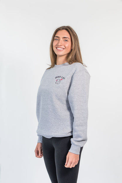 Duck'd Out Crew Sweatshirt*Grey