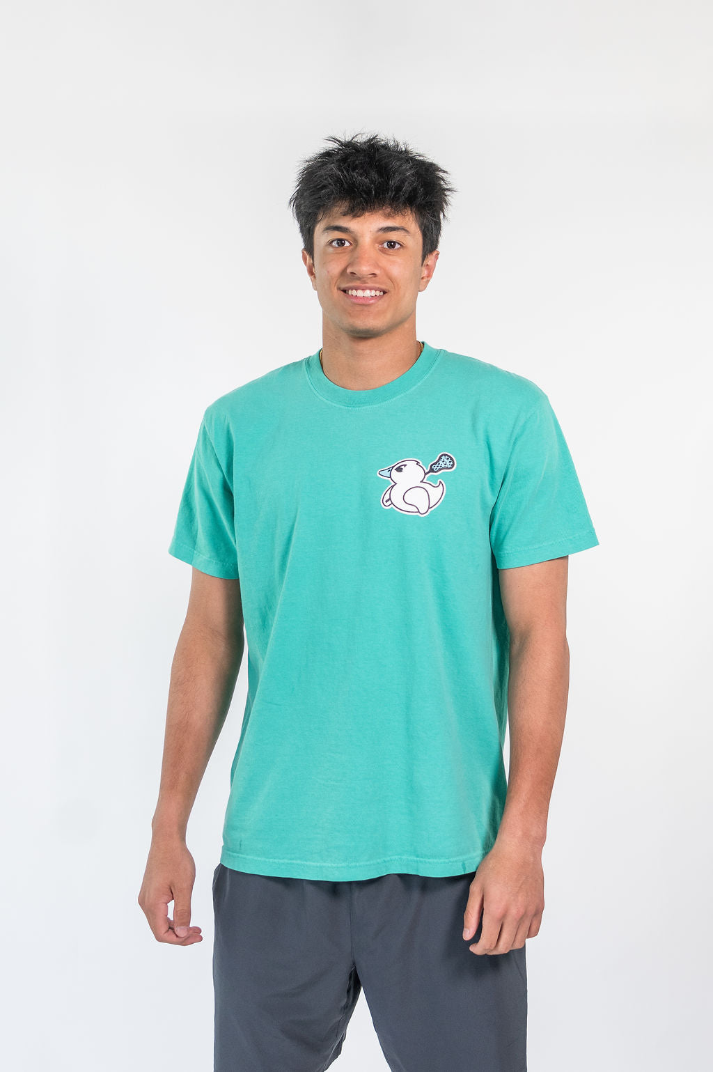 Youth Determined Duck T-Shirt*Island Green