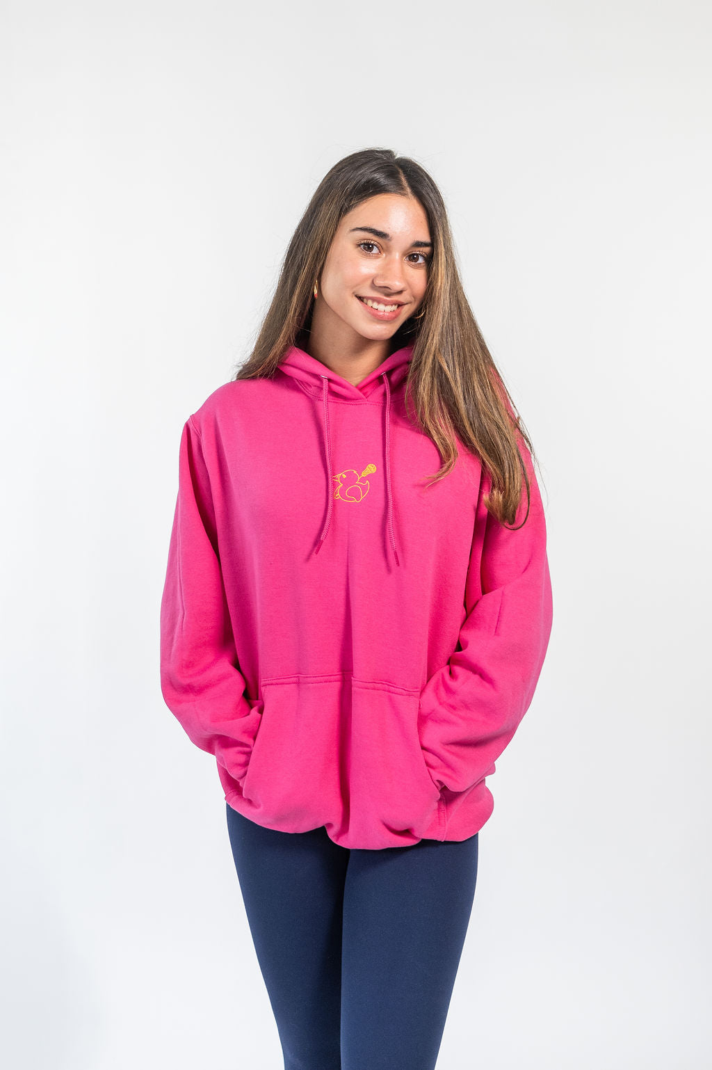 Lax Chik Hoodie*Pink