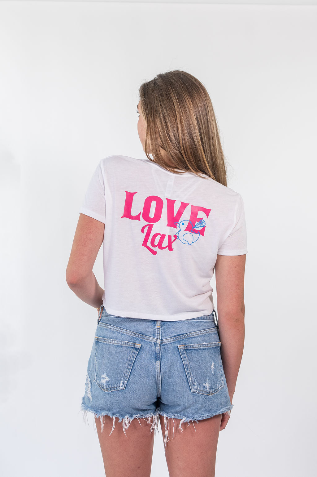 Quax Loves Lax Crop*White