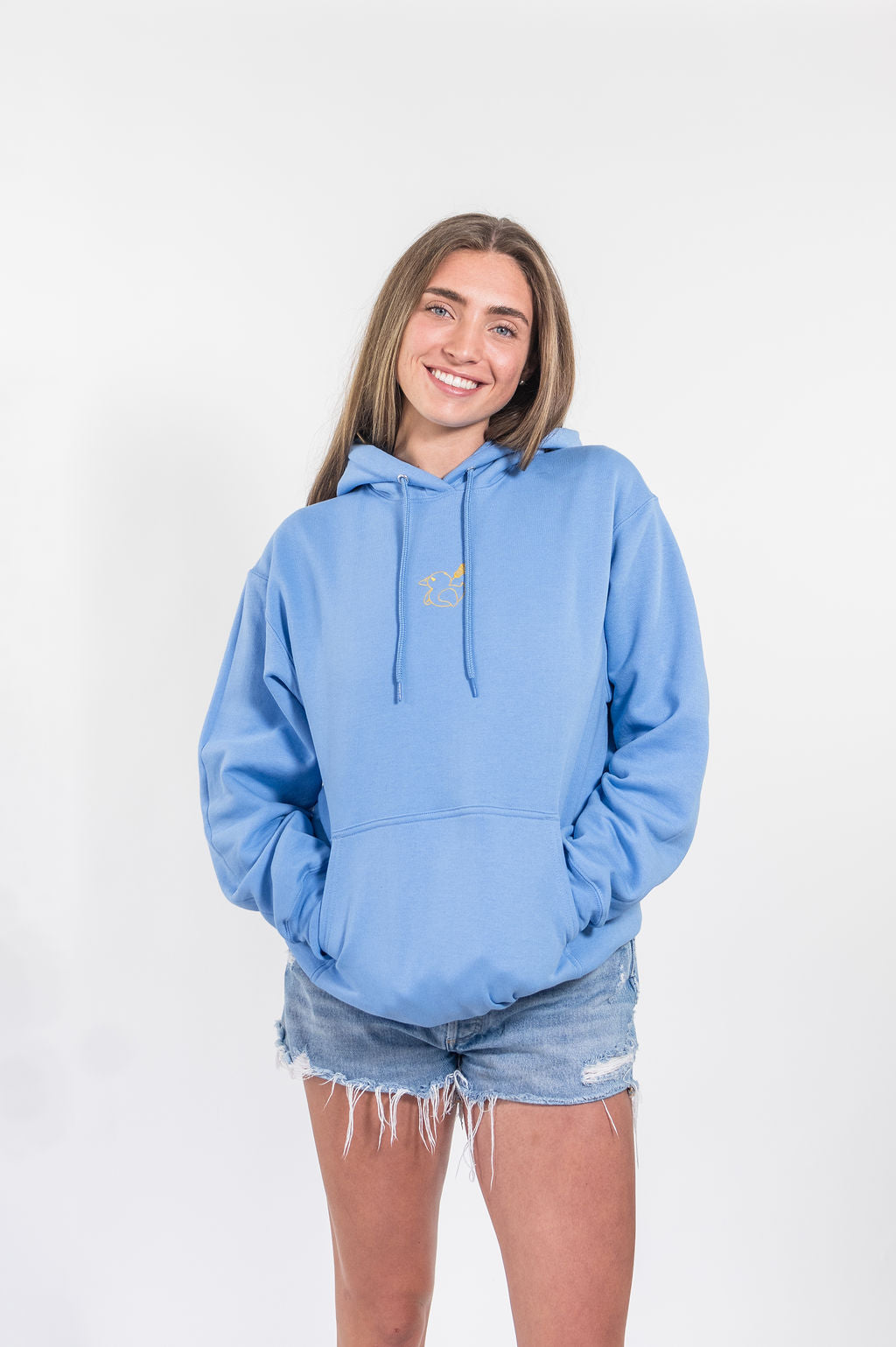Lax Chik Hoodie*Blue