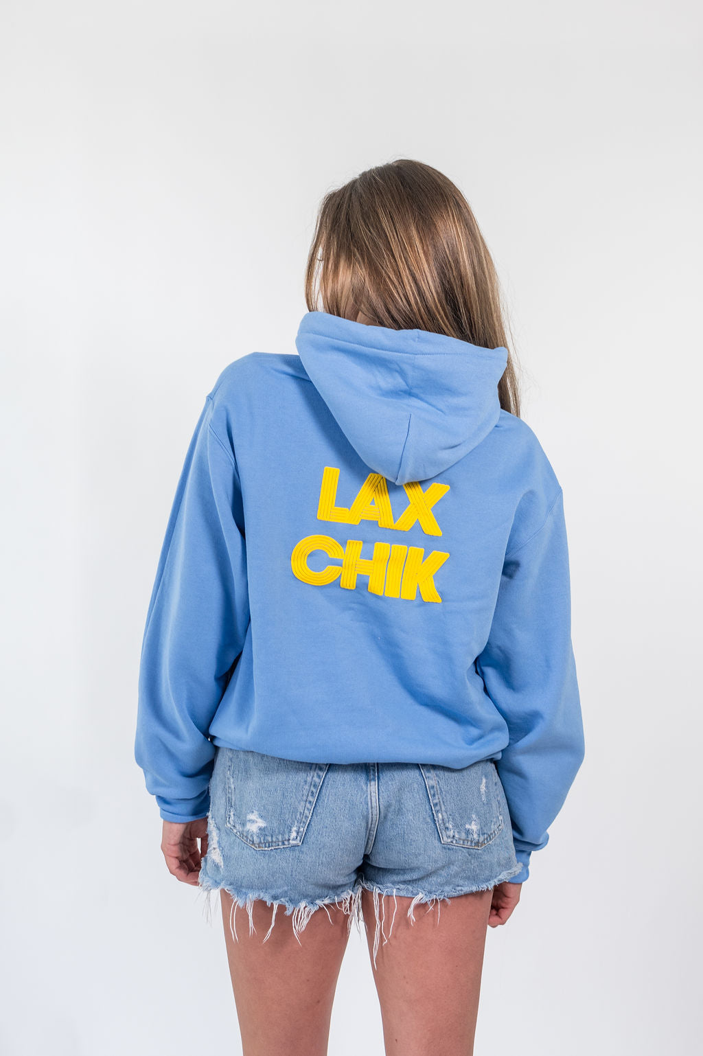 Lax Chik Hoodie*Blue