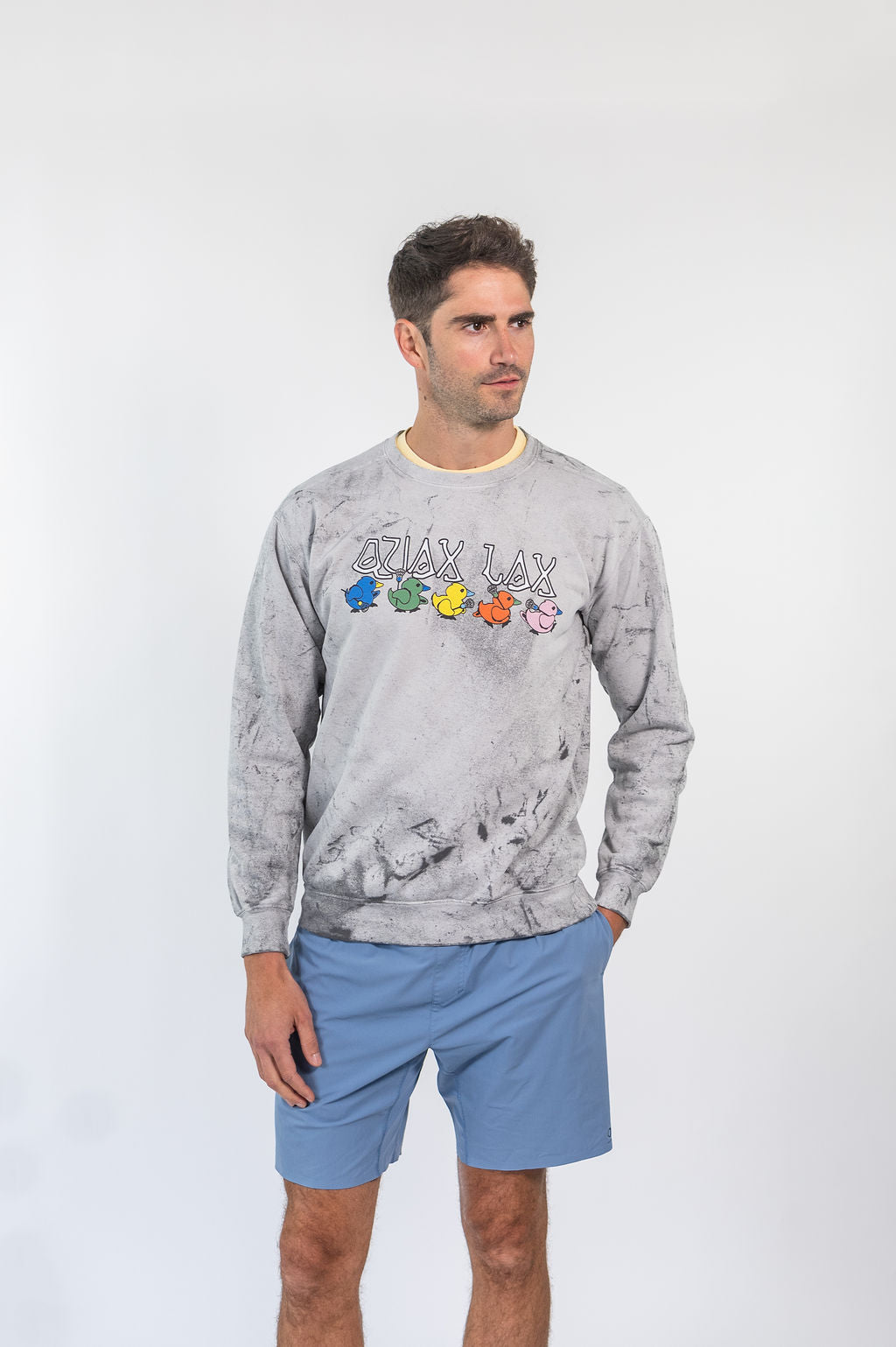 Team Quax Crew Sweatshirt*Smoke