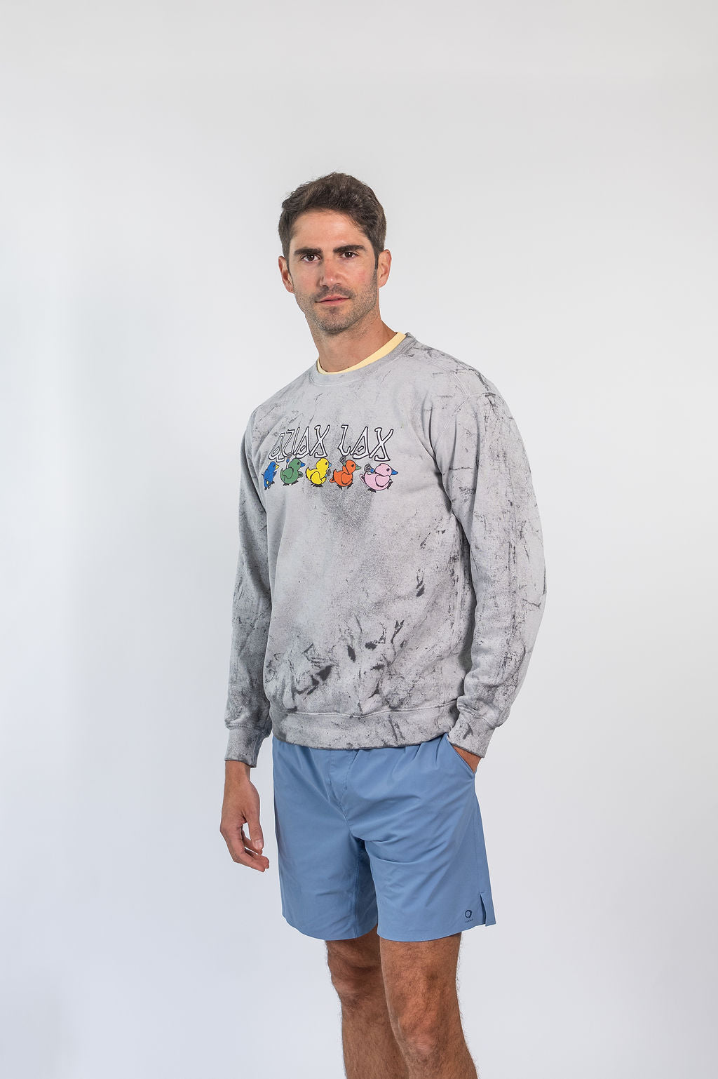 Team Quax Crew Sweatshirt*Smoke