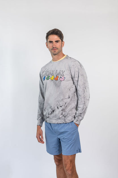 Team Quax Crew Sweatshirt*Smoke