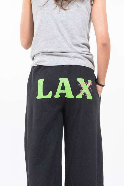 BDE (Big Duck Energy) Wide leg Sweatpants*Black