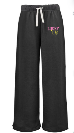 Lucky Duck Wide Leg Pants*Black