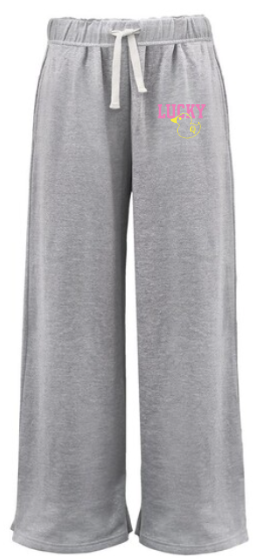 Lucky Duck Wide Leg Pants*Grey