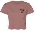Duck'd Out Crop Top*Mauve