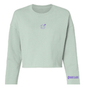 Hey You Duck Crop Crew*Sage Green