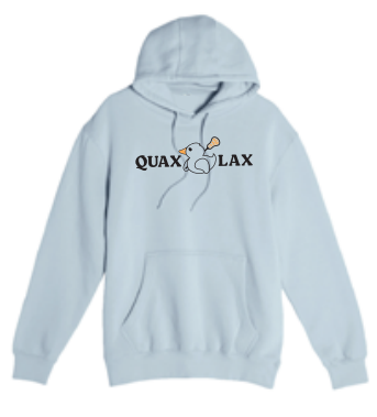 Cozy Quax Hoodie*Blue Mist & Black