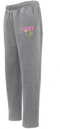 Lucky Duckling Open Bottom(Skinny Leg) Sweatpants*Grey