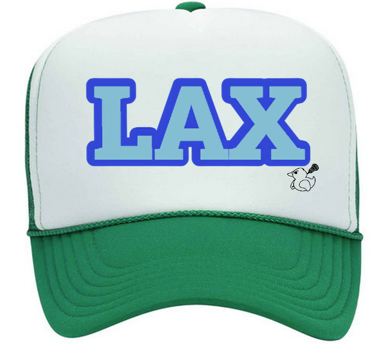 LAX x QUAX Hat - Green/Blue