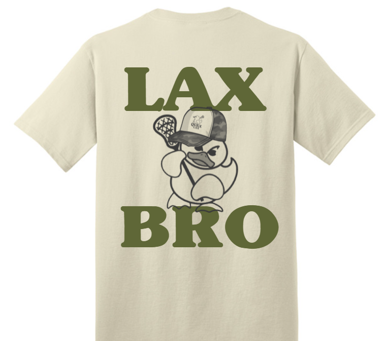 Lax Bro Graphic T-Shirt * Ivory