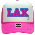 LAX x QUAX Hat - Pink/White