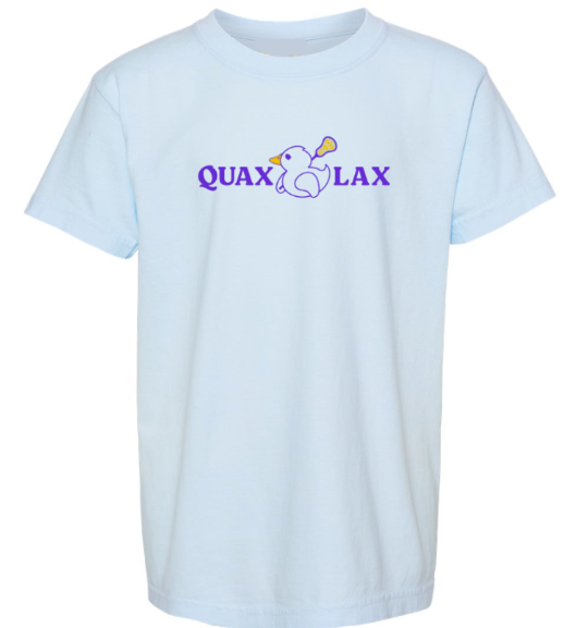 Feather Front T-Shirt*Light Blue
