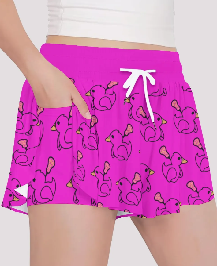 Crazy Quax Youth Flowy Sports Shorts* Magenta
