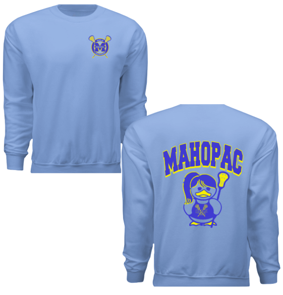 Mahopac x Quax Crew Sweatshirt * Light Blue