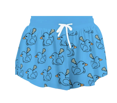 Crazy Quax Youth Flowy Shorts* Neon Blue