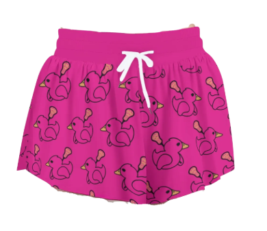 Crazy Quax Youth Flowy Shorts* Neon Pink