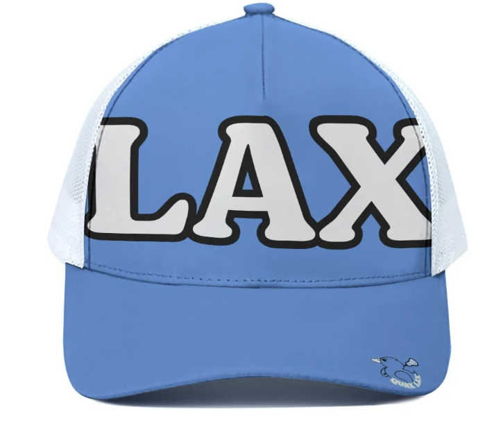 LAX Life Trucker Hat* Carolina Blue