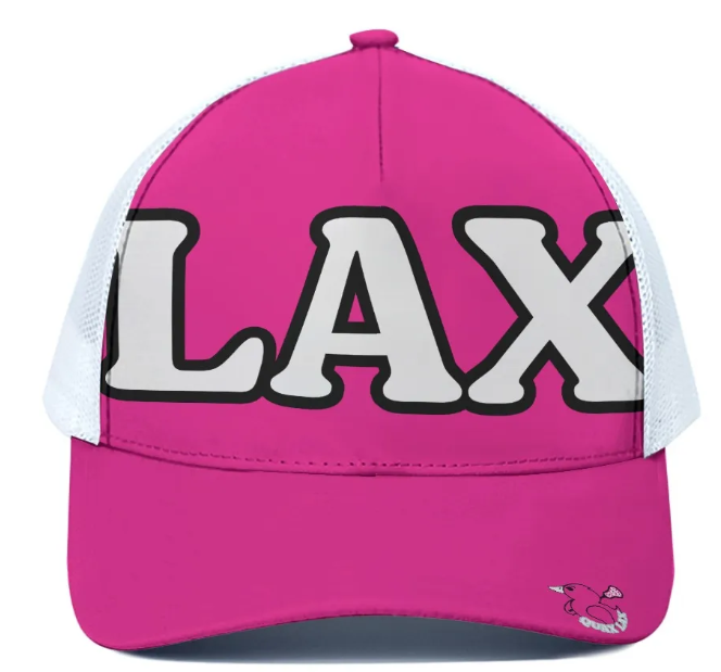 LAX Life Trucker Hat* Hot Pink