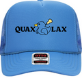 Quax in Front Foam Trucker Hat* Blue