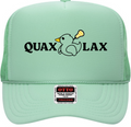 Quax in Front Foam Trucker Hat* Light Green