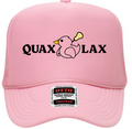 Quax in Front Foam Trucker Hat* Light Pink