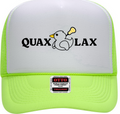 Quax in Front Foam Trucker Hat* Neon Green