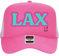 LAX x QUAX Hat - neon pink