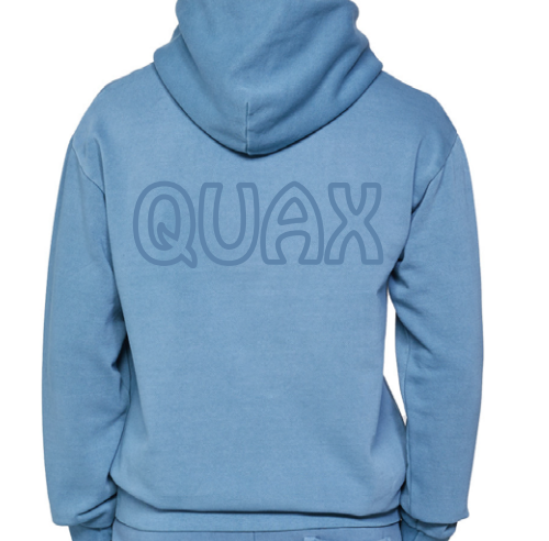 Quax Puff Duck Hoodie*Blue