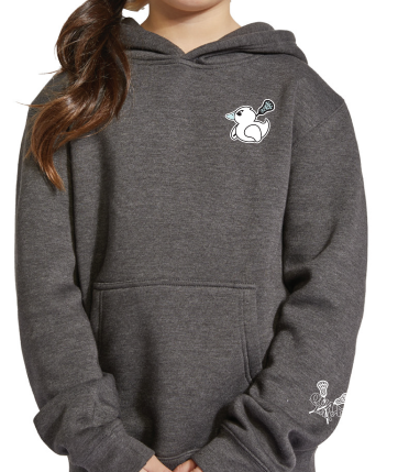 Youth Determined Duck Hoodie*Charcoal Grey