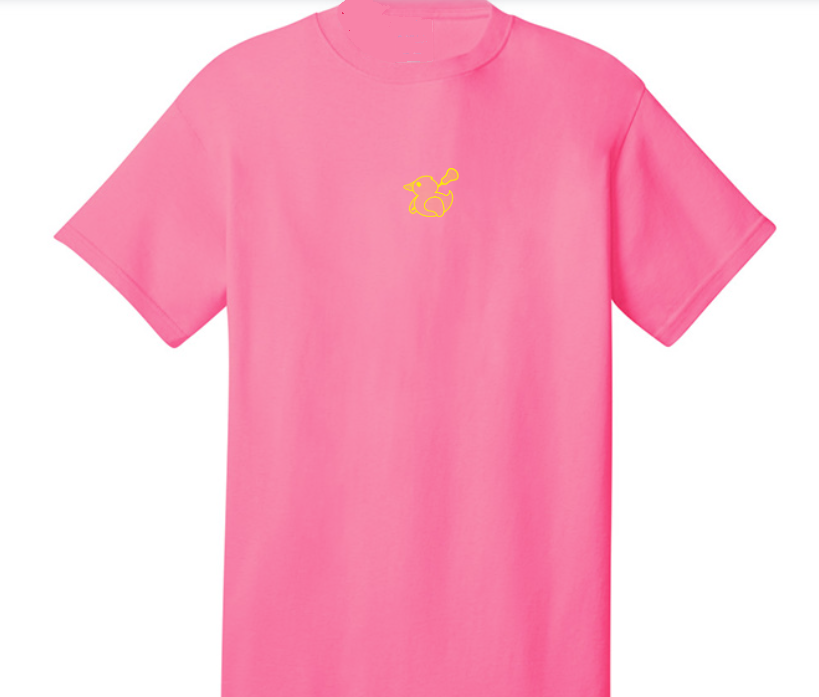 Lax Chik T-Shirt * Neon Pink