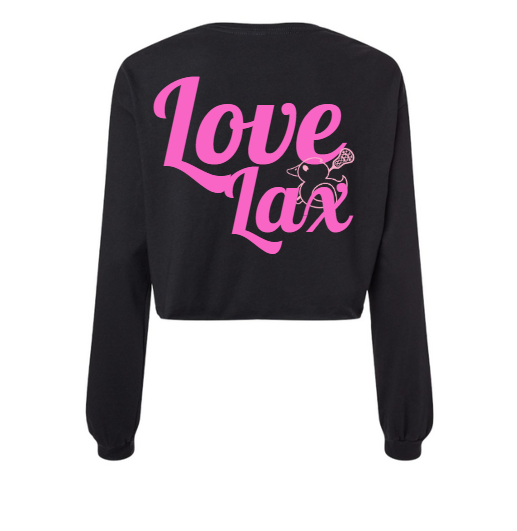 Quax Loves Lax Crop Long Sleeve