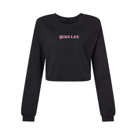 Quax Loves Lax Crop Long Sleeve