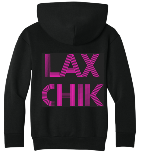 Lax Chik Hoodie*Black