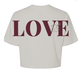 Love Struck Duck Crop*Vintage White
